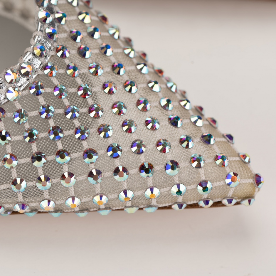 Le Silla Дамски елегантни обувки с камъчета - изглед 4