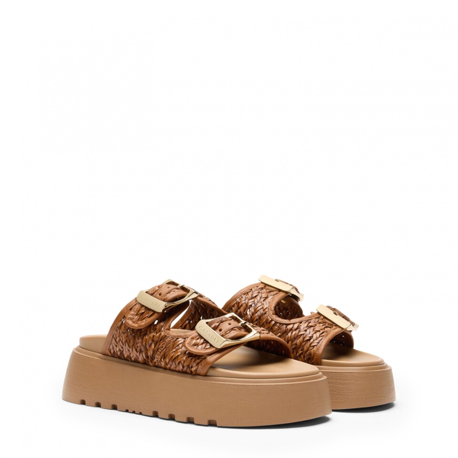 CASADEI Дамски чехли с платформа Birky Suncity - изглед 2