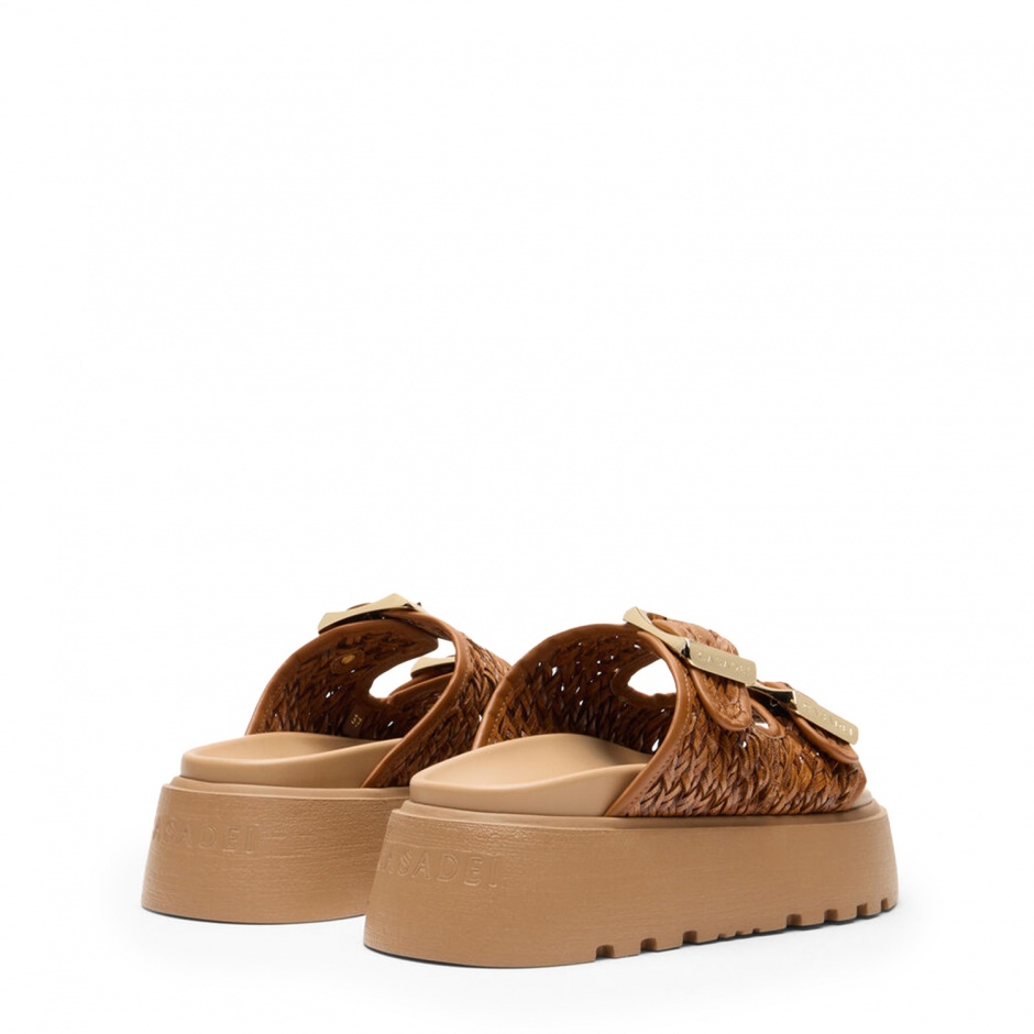 CASADEI Дамски чехли с платформа Birky Suncity - изглед 3