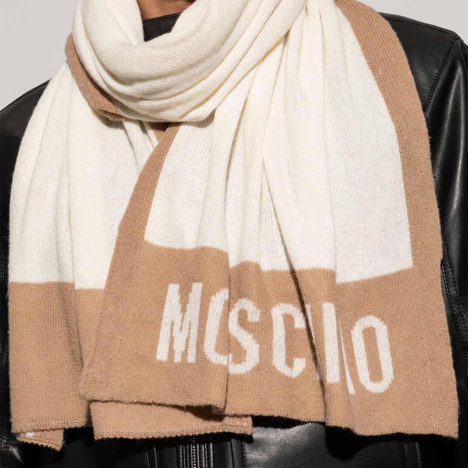 MOSCHINO1 Плетен зимен шал - изглед 5