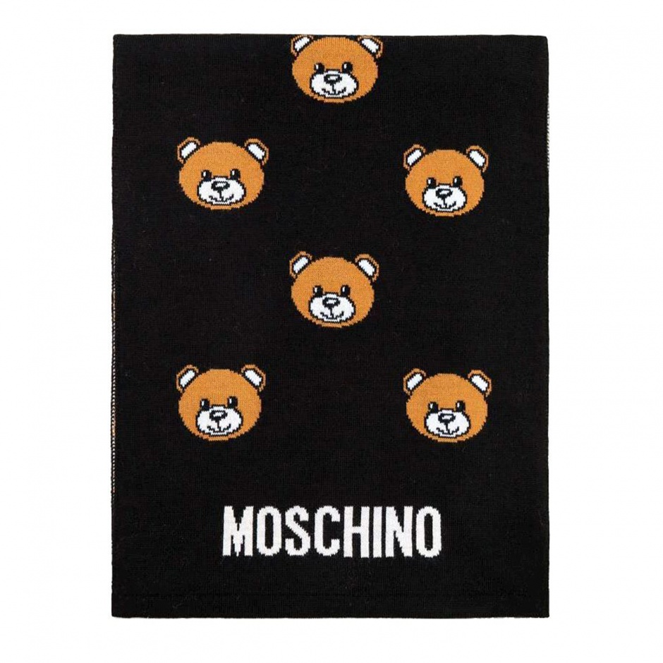 MOSCHINO Вълнен шал - изглед 2