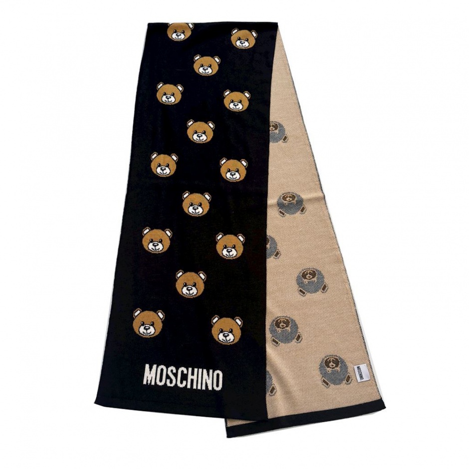 MOSCHINO Вълнен шал - изглед 3