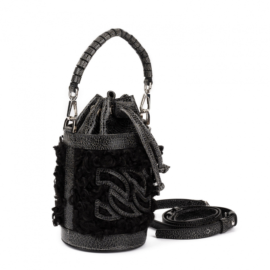 Casadei Дамска черна чанта GIULIA - изглед 2