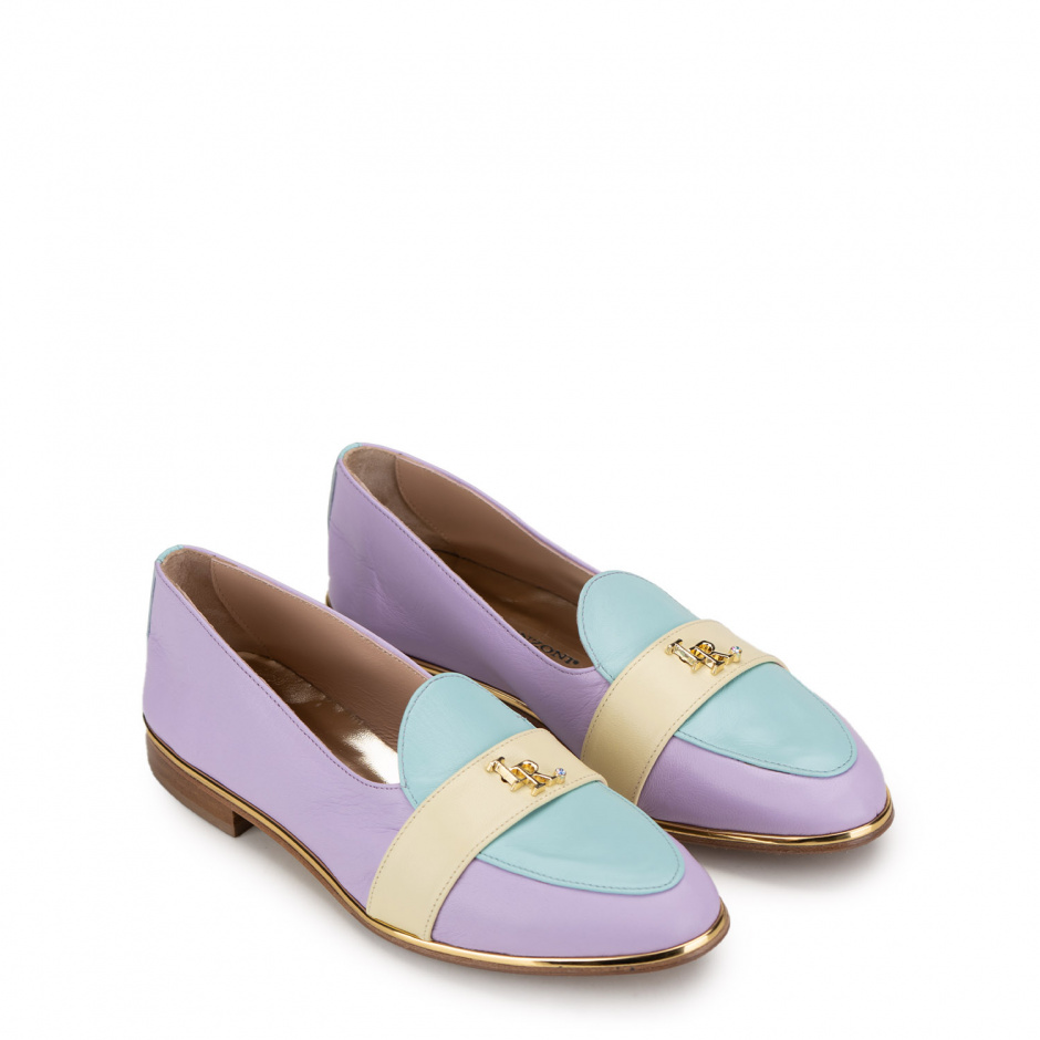 RENZONI Дамски ниски цветни обувки - изглед 2