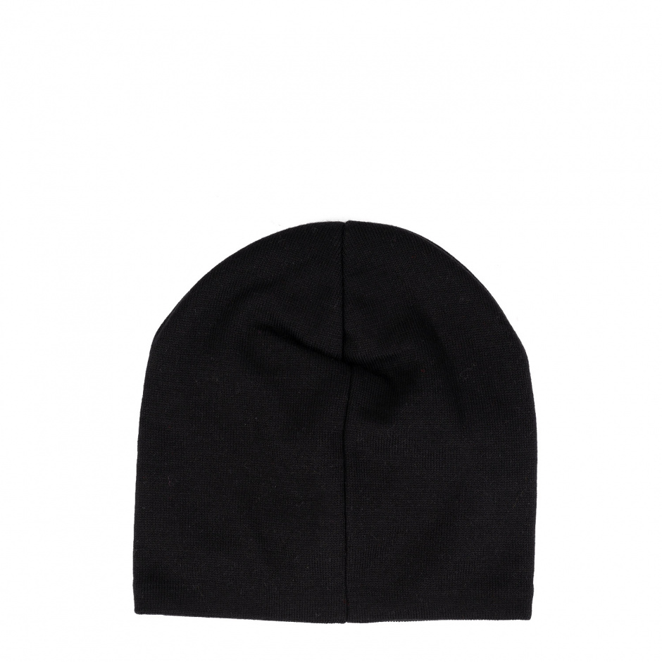 MOSCHINO Дамска черна плетена шапка - изглед 2