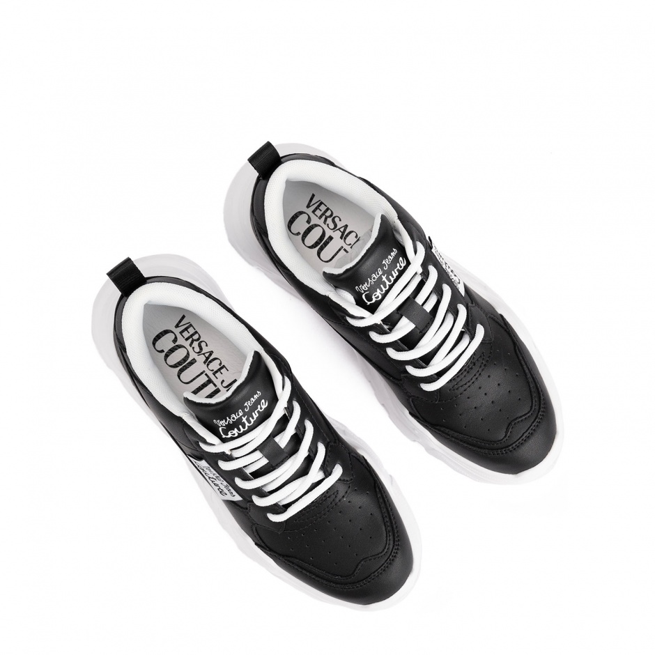 VERSACE JEANS Дамски черни маратонки - изглед 4 - Pepina VERSACE JEANS Дамски черни маратонки - изглед 4
