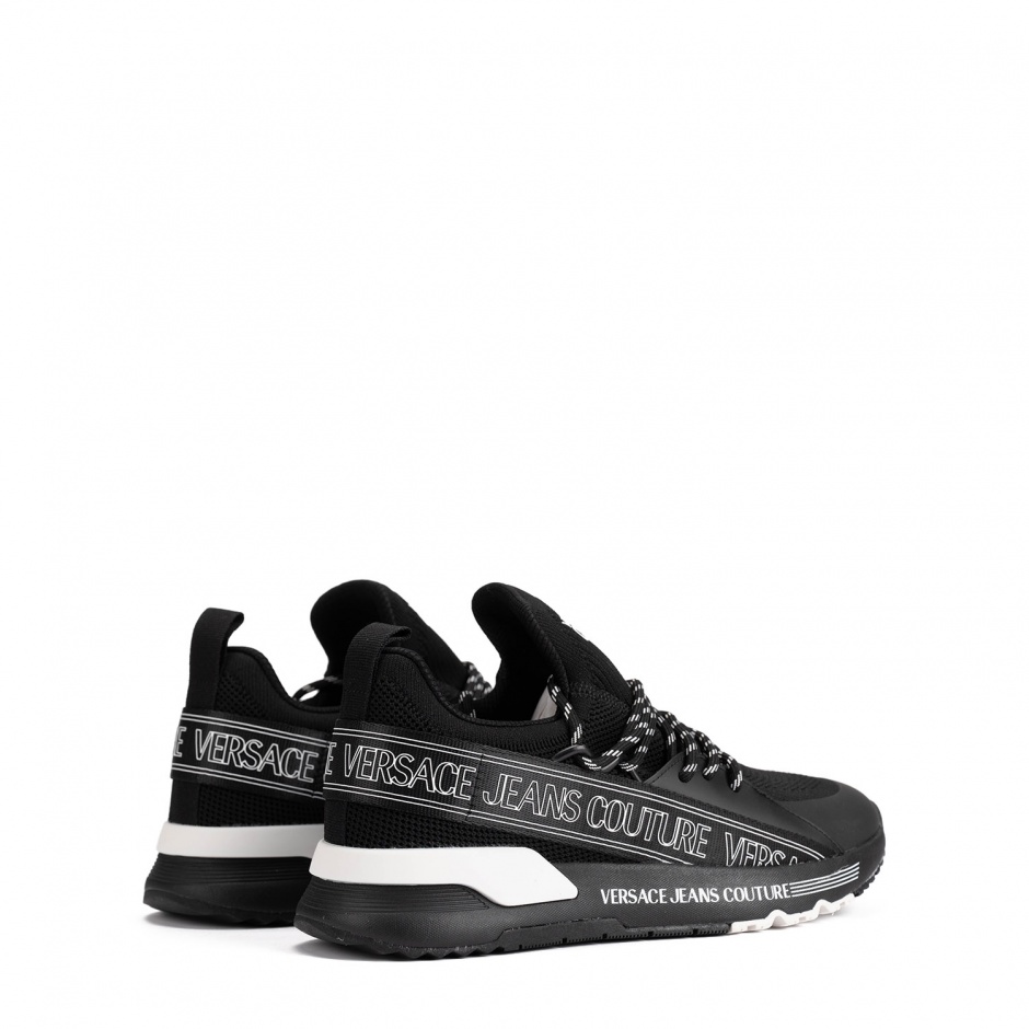VERSACE JEANS Мъжки черни маратонки - изглед 3 - Pepina VERSACE JEANS Мъжки черни маратонки - изглед 3