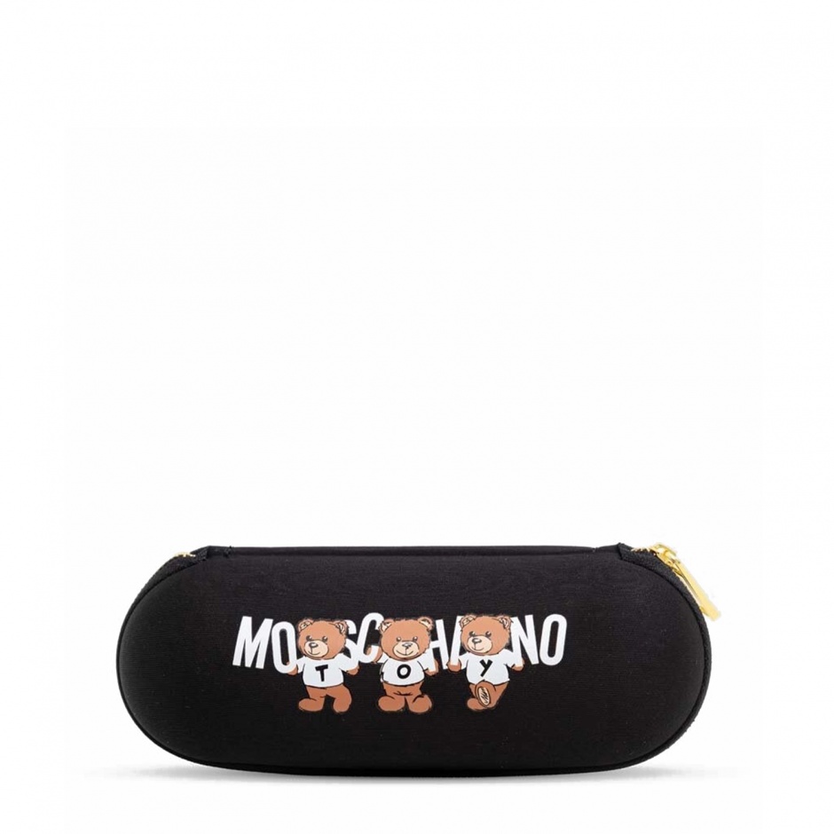 MOSCHINO Сгъваем черен чадър - изглед 3