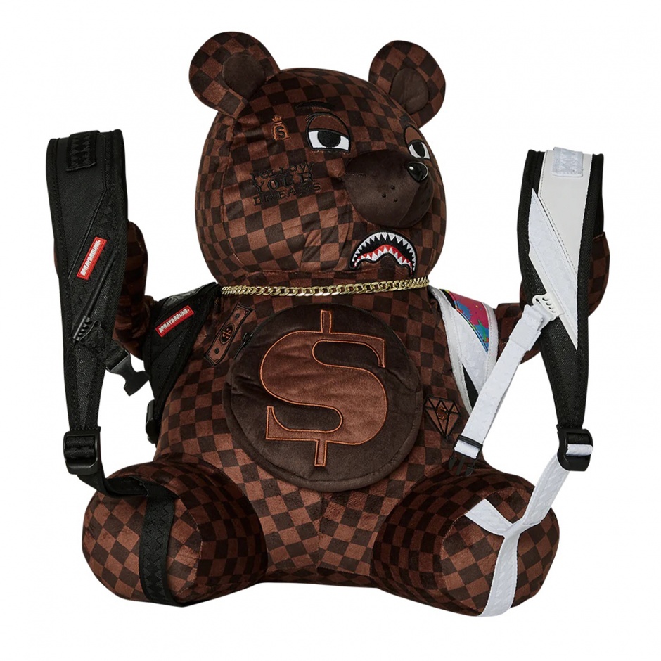 SPRAYGROUND Раница BEAR WEARING BACKPACK - изглед 1