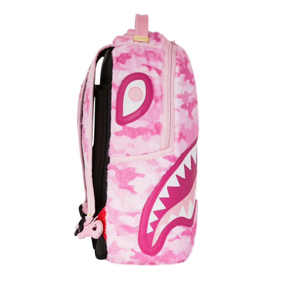 SPRAYGROUND Раница FURRROCIOUS IN PINK - изглед 3