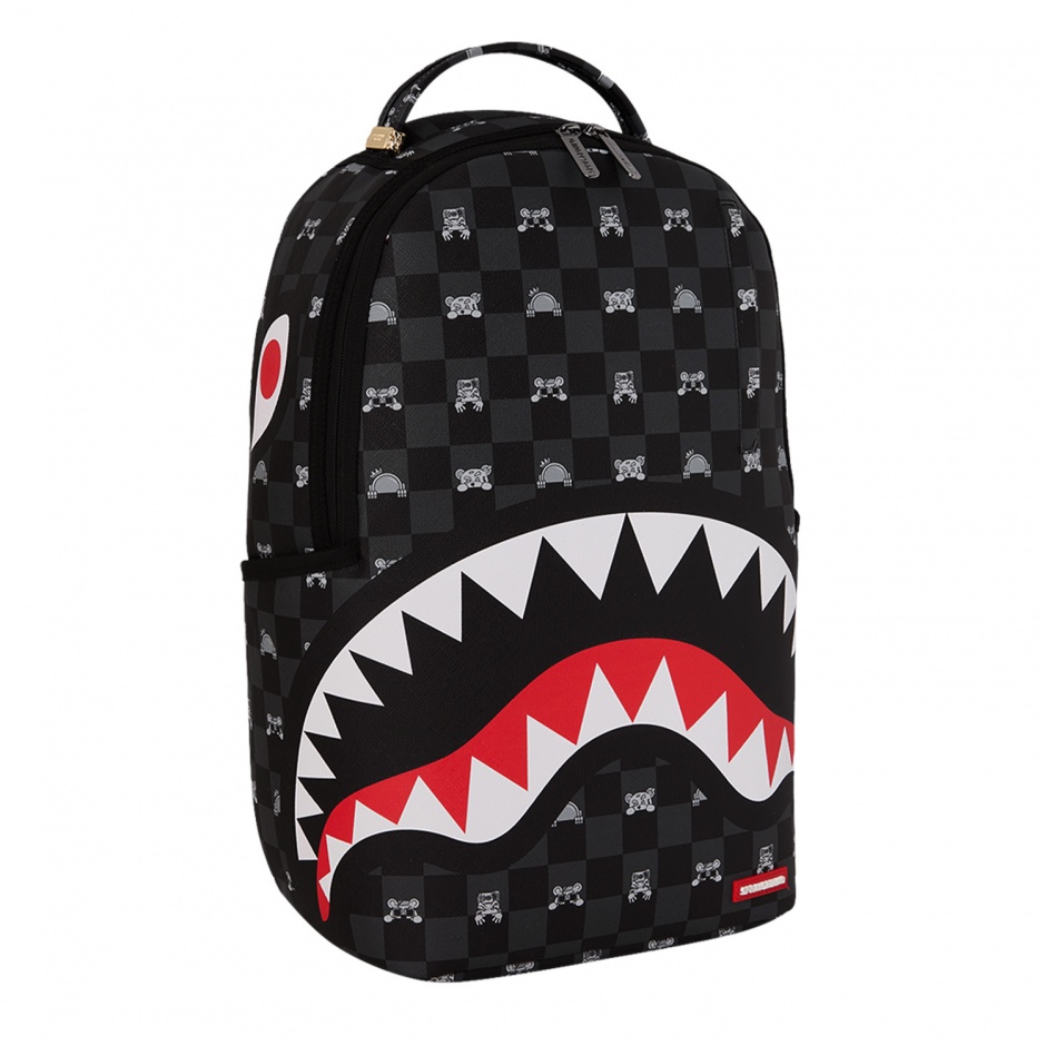 SPRAYGROUND Раница GRAY PEEKING CHARACTER - изглед 2 - Pepina SPRAYGROUND Раница GRAY PEEKING CHARACTER - изглед 2
