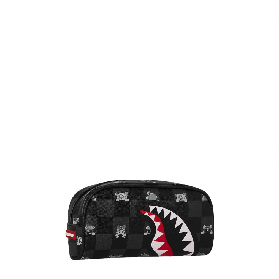 SPRAYGROUND Несесер GRAY PEEKING CHARACTER - изглед 2 - Pepina SPRAYGROUND Несесер GRAY PEEKING CHARACTER - изглед 2