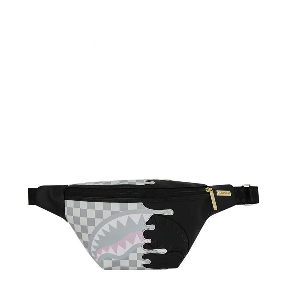 SPRAYGROUND Чанта за кръст CREAM CHECK SIDE DRIP - изглед 1 - Pepina SPRAYGROUND Чанта за кръст CREAM CHECK SIDE DRIP - изглед 1