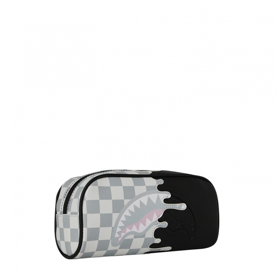 SPRAYGROUND Несесер CREAM CHECK SIDE DRIP - изглед 2 - Pepina SPRAYGROUND Несесер CREAM CHECK SIDE DRIP - изглед 2