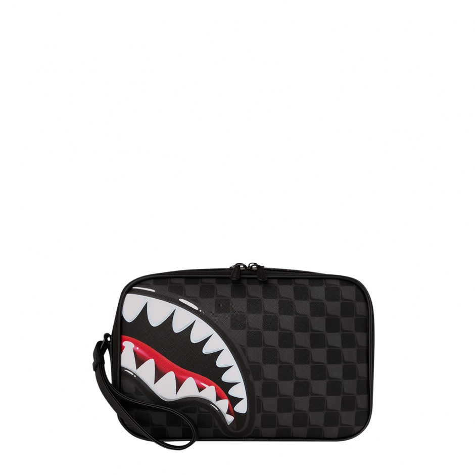 SPRAYGROUND Несесер SHARKS IN PARIS BALLOON BLACK - изглед 1 - Pepina SPRAYGROUND Несесер SHARKS IN PARIS BALLOON BLACK - изглед 1