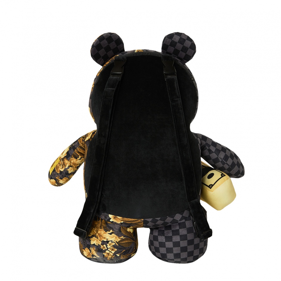 SPRAYGROUND Раница GOLD FLORAL REMIX MONEYBEAR - изглед 3