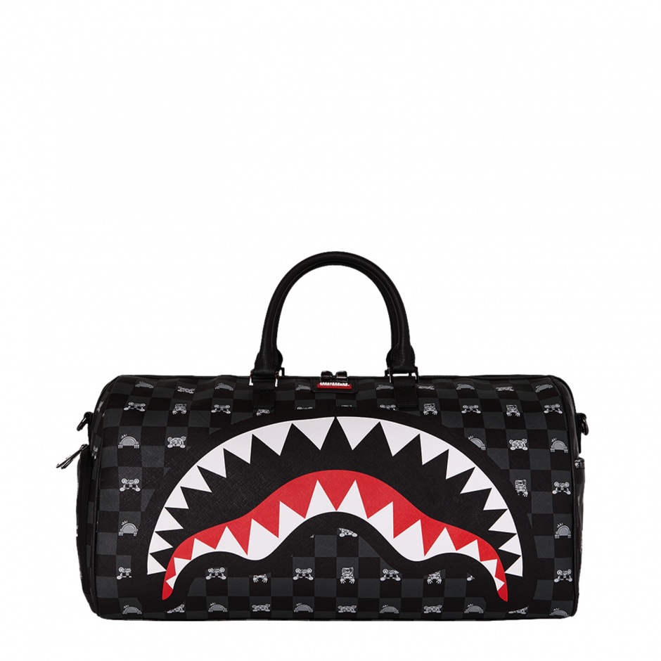 SPRAYGROUND Сак GRAY PEEKING CHARACTER - изглед 1 - Pepina SPRAYGROUND Сак GRAY PEEKING CHARACTER - изглед 1