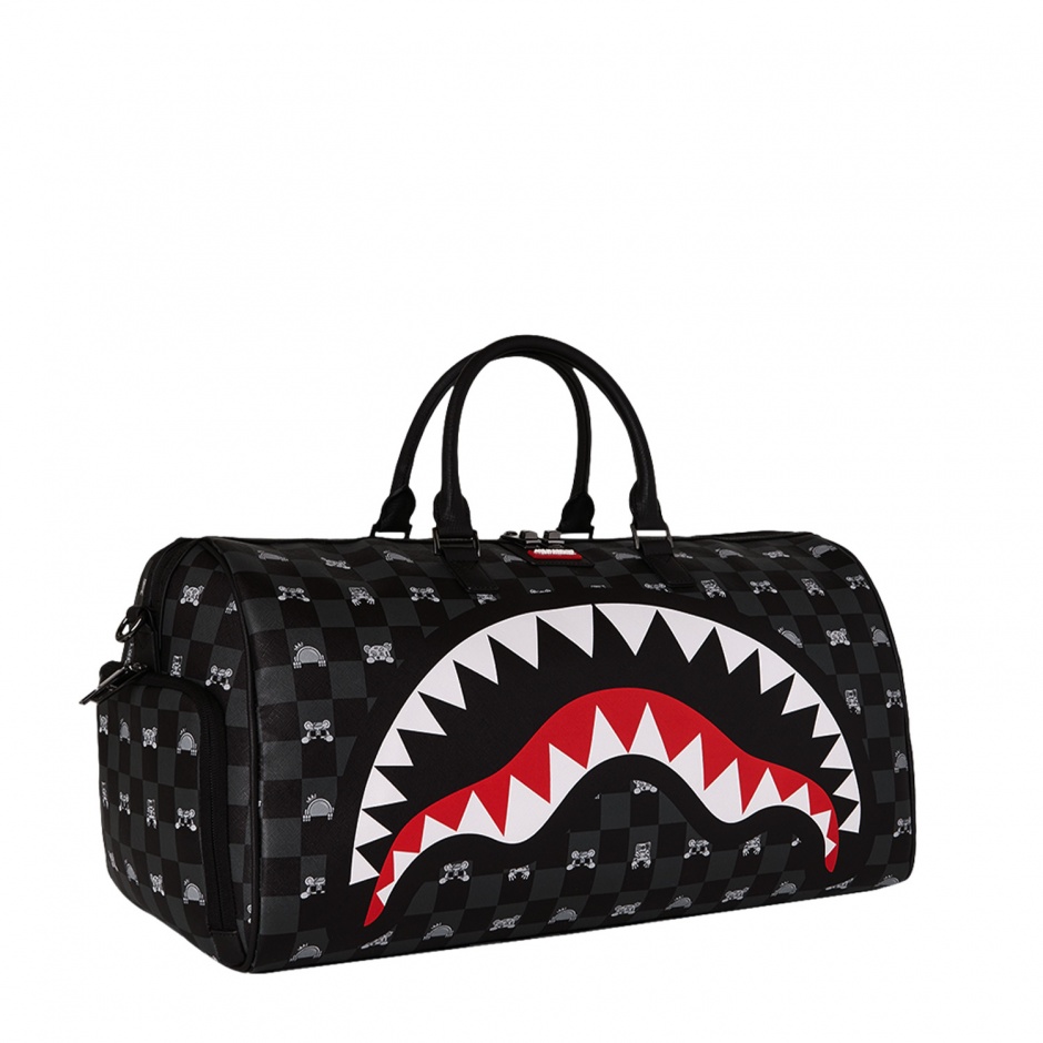 SPRAYGROUND Сак GRAY PEEKING CHARACTER - изглед 2 - Pepina SPRAYGROUND Сак GRAY PEEKING CHARACTER - изглед 2