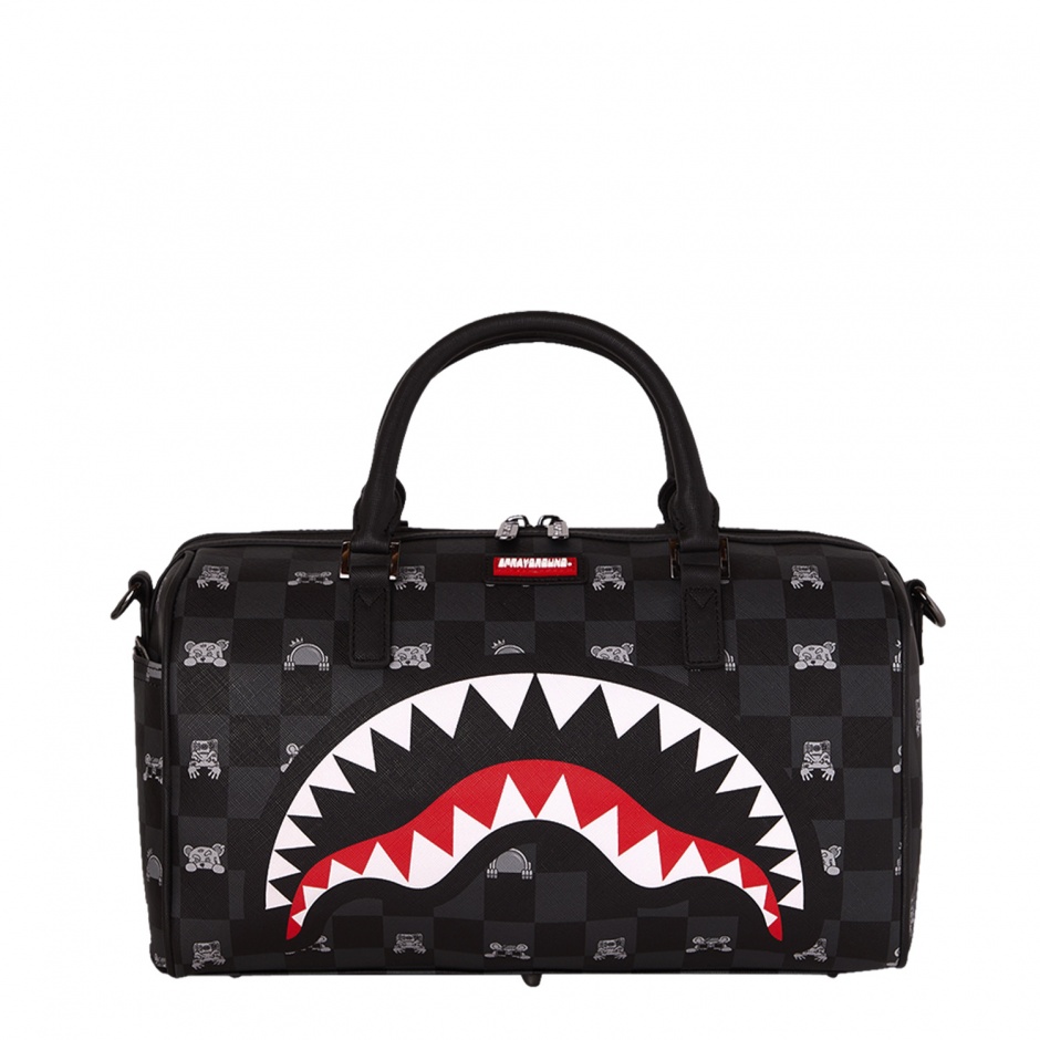 SPRAYGROUND Мини сак GRAY PEEKING CHARACTER - изглед 1 - Pepina SPRAYGROUND Мини сак GRAY PEEKING CHARACTER - изглед 1