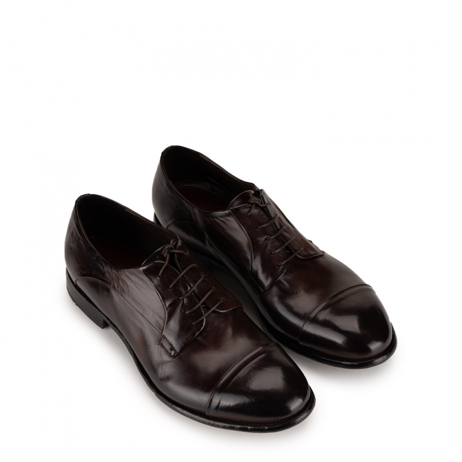 LEMARGO Мъжки кафяви елегантни обувки - изглед 2