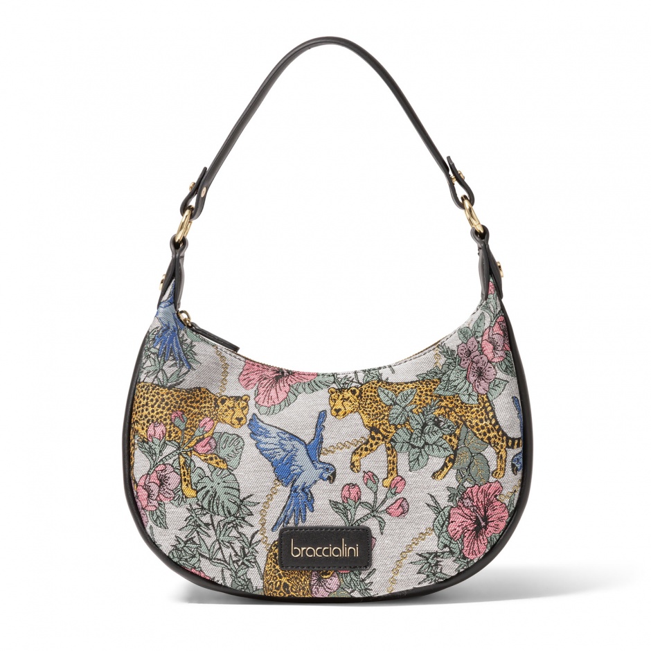 Braccialini Дамска цветна чанта Jacquard - изглед 1