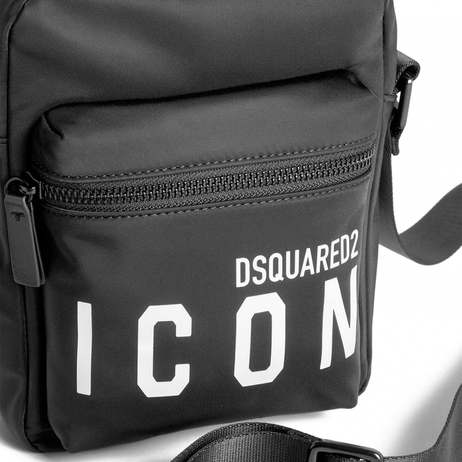 Dsquared2 Мъжка черна чанта през рамо - изглед 4