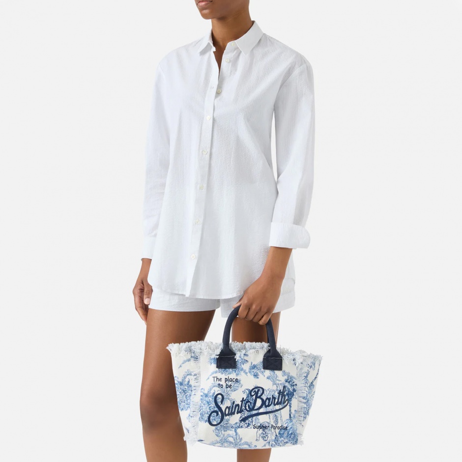 SAINT BARTH Дамска чанта Colette Toile de Jouy - изглед 3