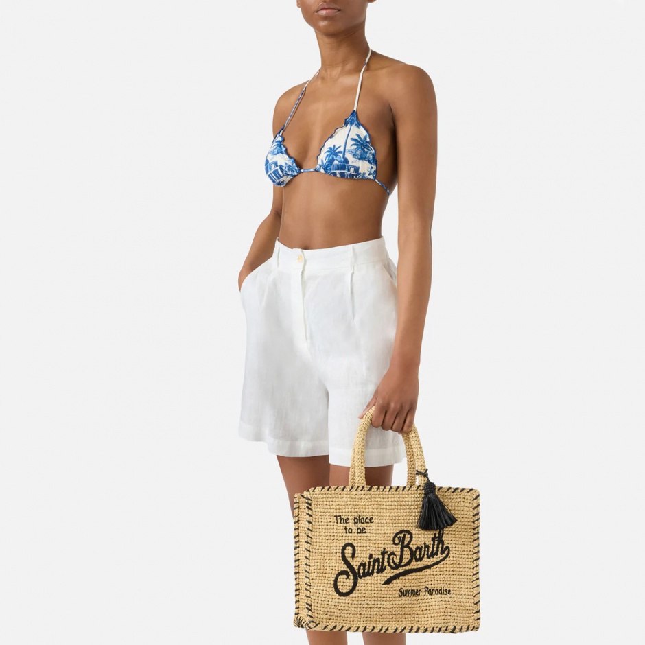 SAINT BARTH Дамска чанта рафия Colette - изглед 4 - Pepina SAINT BARTH Дамска чанта рафия Colette - изглед 4