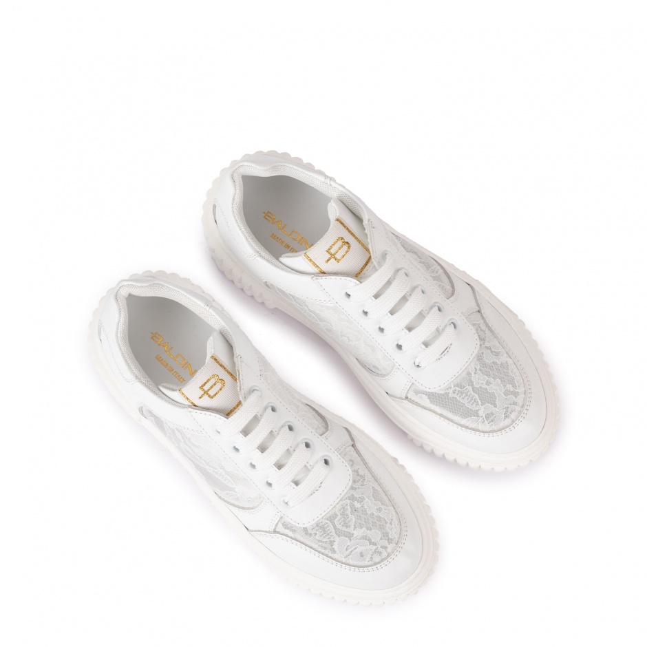 Baldinini Дамски бели спортни обувки - изглед 2