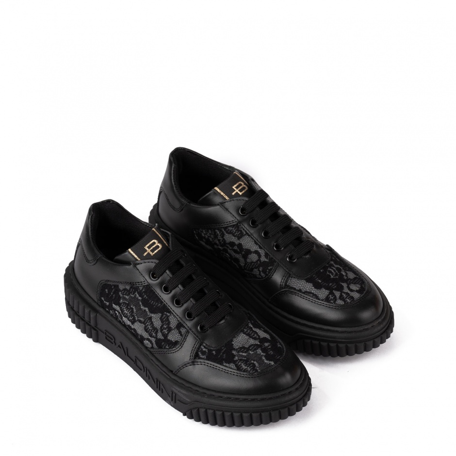 Baldinini Дамски черни спортни обувки - изглед 2