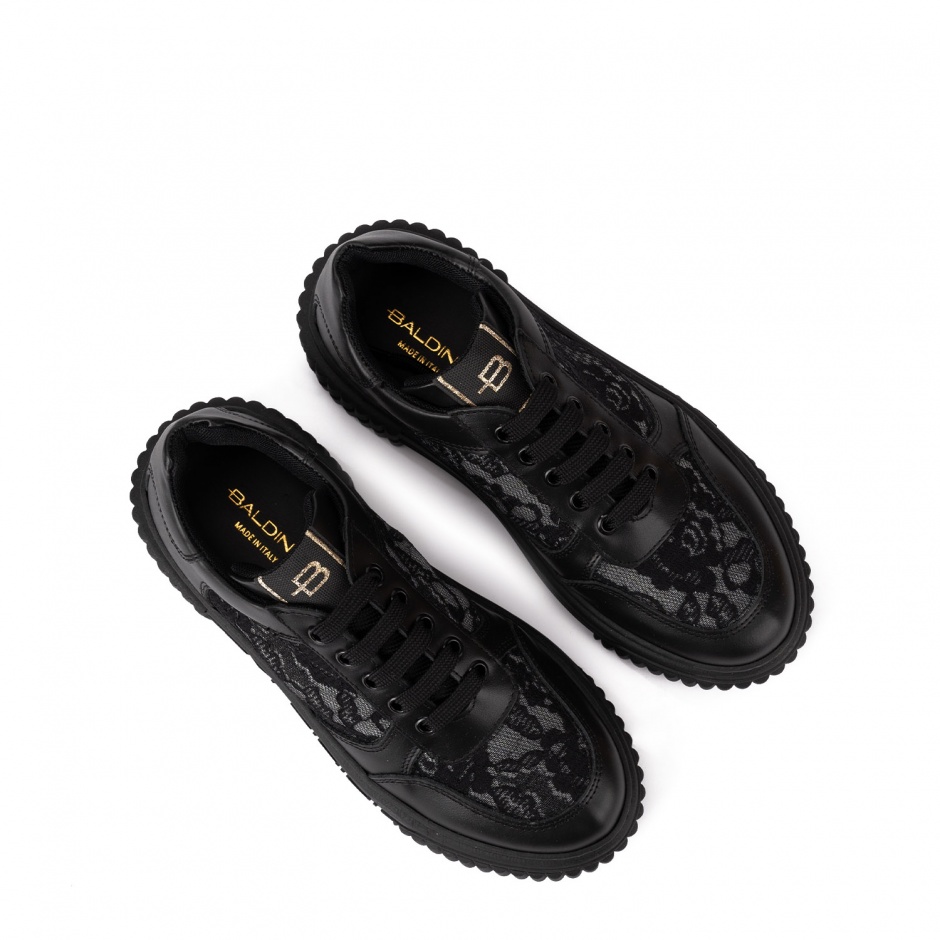 Baldinini Дамски черни спортни обувки - изглед 4