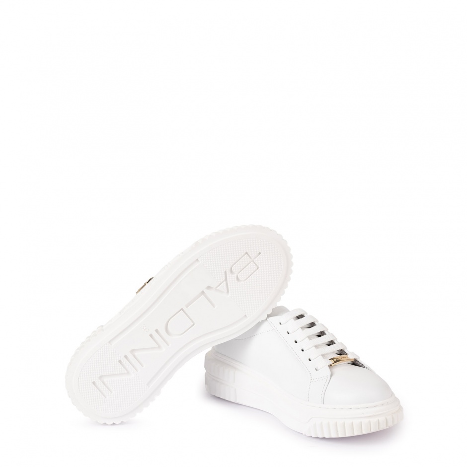 Baldinini Дамски бели спортни обувки - изглед 5