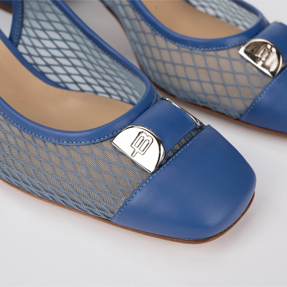 Baldinini Дамски сини обувки - изглед 5
