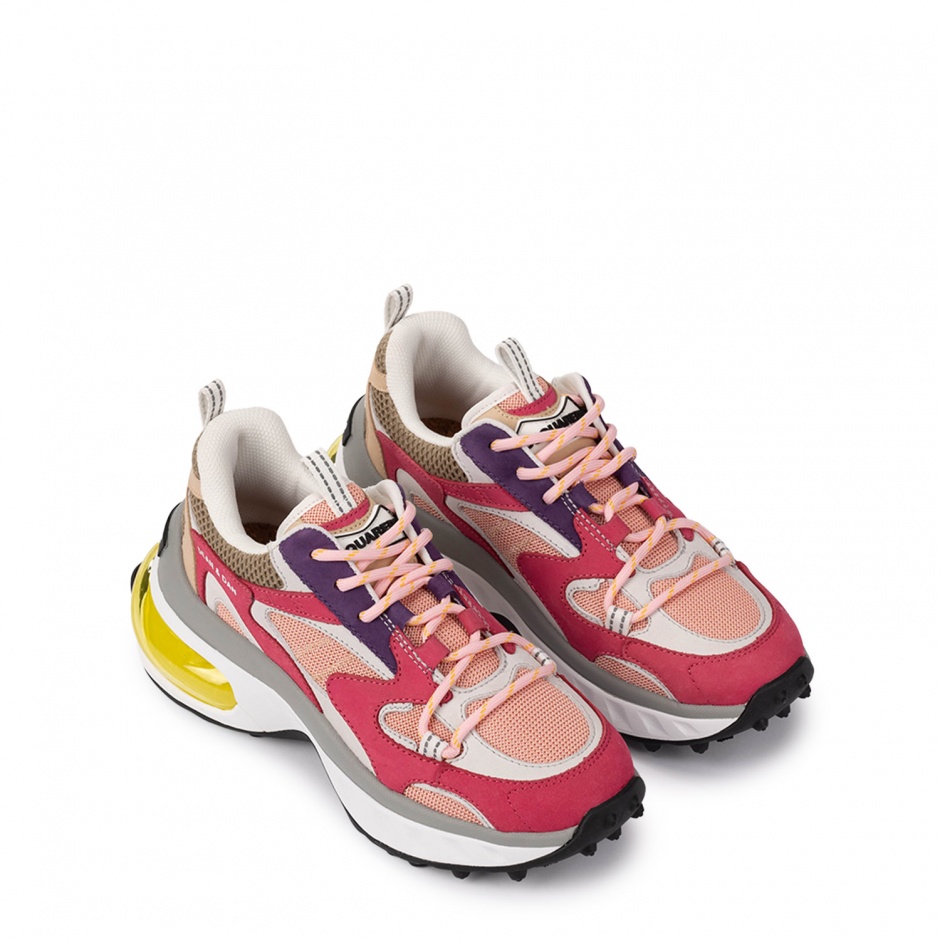 Dsquared2 Дамски цветни маратонки велур - изглед 2
