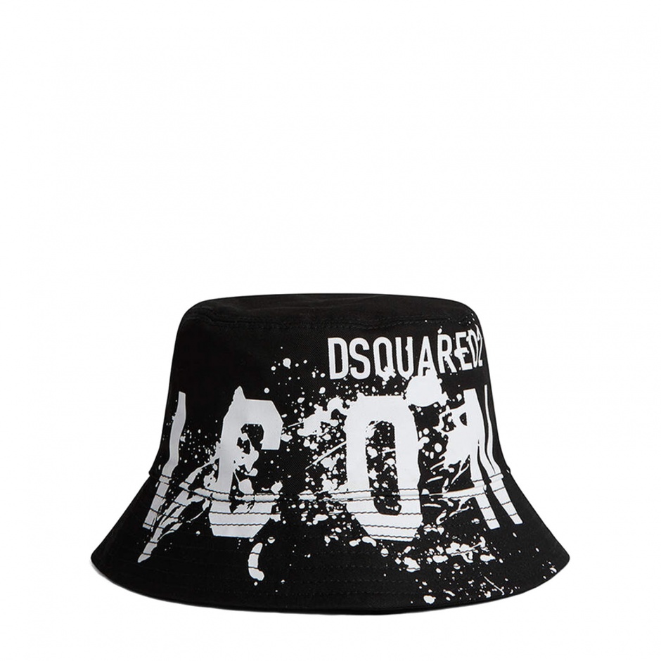 Dsquared2 Мъжка черна шапка - изглед 1