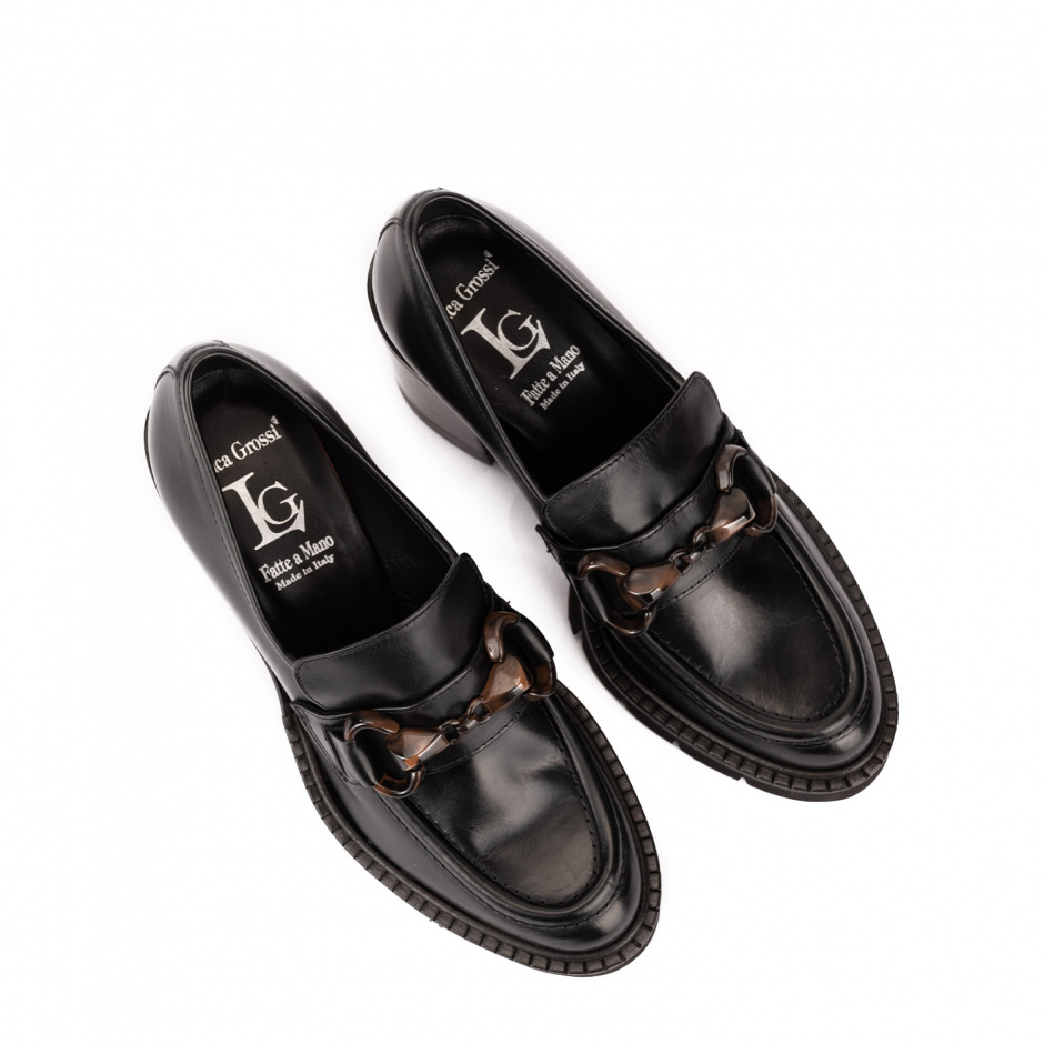 Luca Grossi Дамски черни обувки - изглед 4