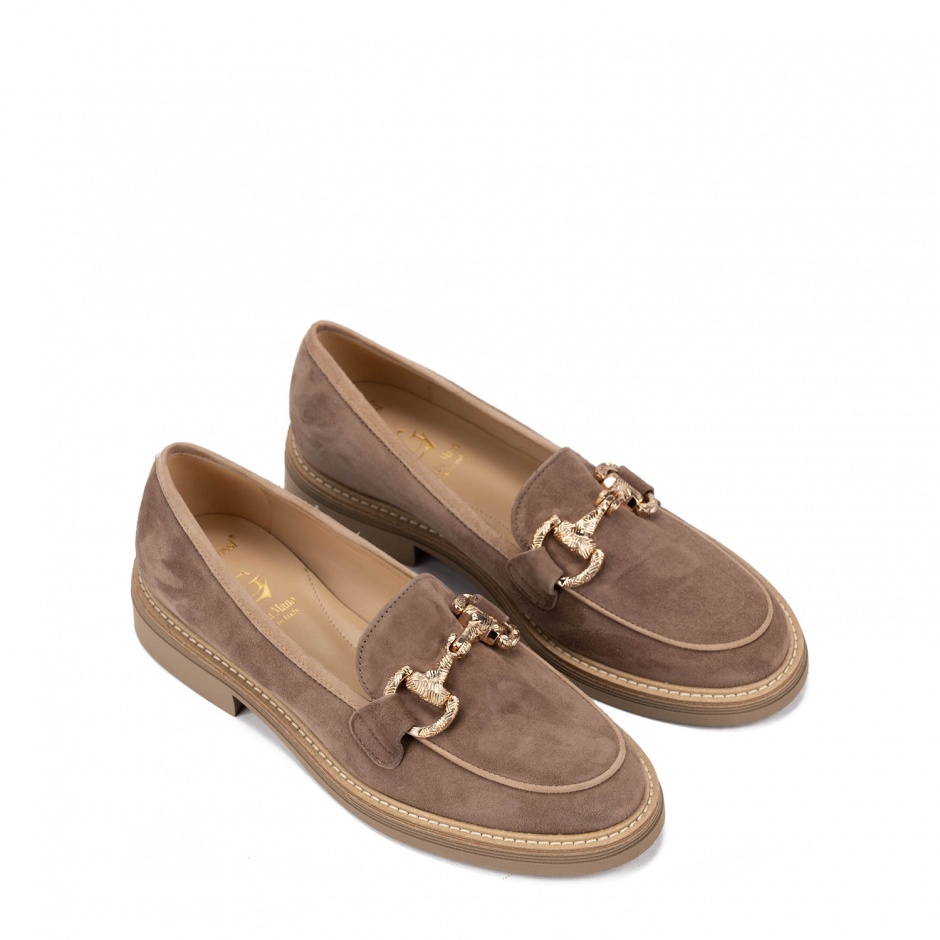 LUCA GROSSI Дамски бежови мокасини - изглед 2 - Pepina LUCA GROSSI Дамски бежови мокасини - изглед 2
