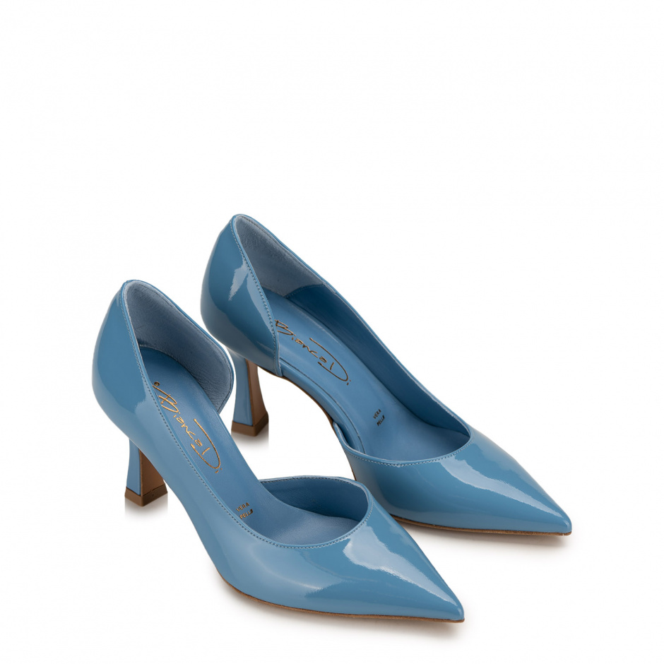 Bianca Di Дамски сини обувки лак - изглед 2