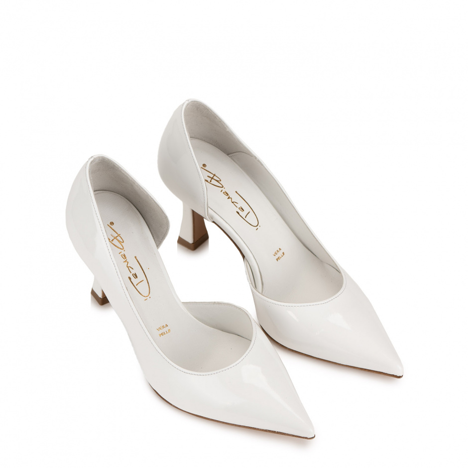 Bianca Di Дамски бели обувки лак - изглед 2