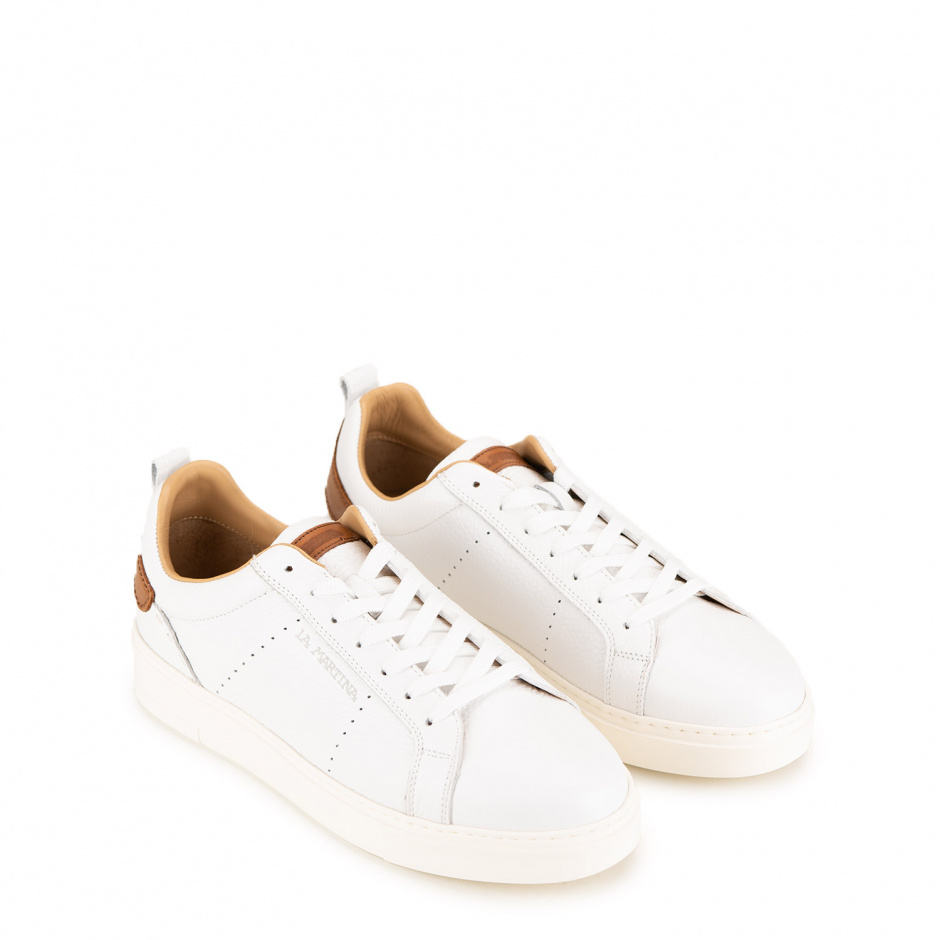 La Martina Мъжки бели спортни обувки - изглед 2