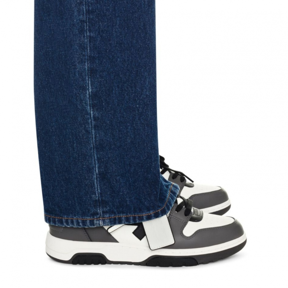 OFF-WHITE Мъжки сиви сникърси Out Of Office - изглед 6