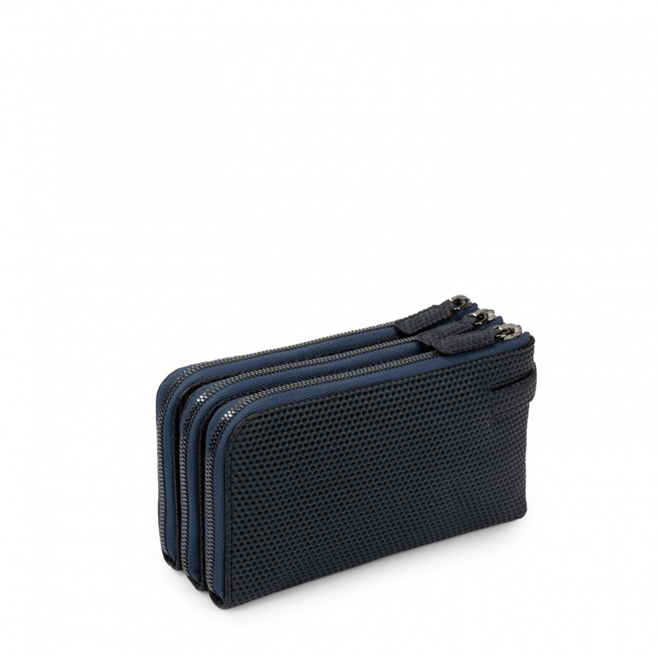 Baldinini Мъжка синя чанта - портфейл - изглед 3