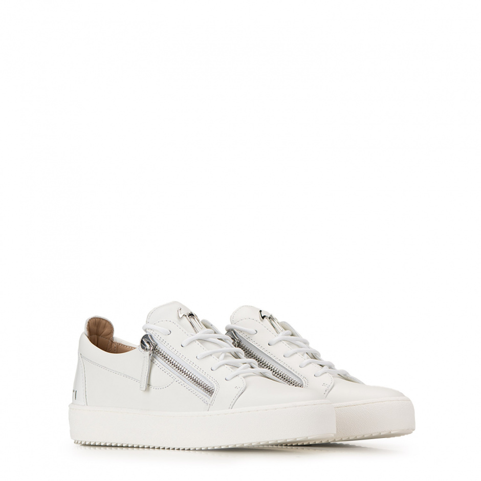Giuseppe Zanotti Мъжки бели спортни обувки - изглед 4