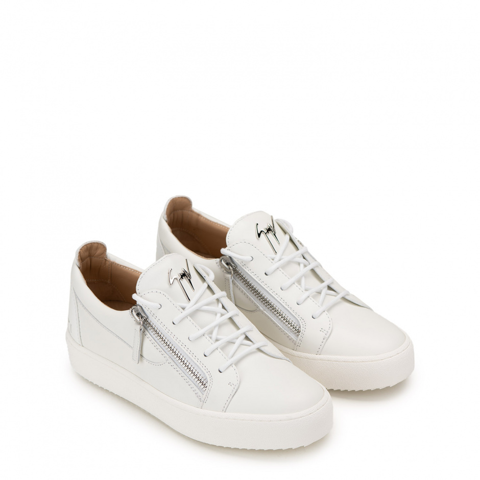 Giuseppe Zanotti Мъжки бели спортни обувки - изглед 2