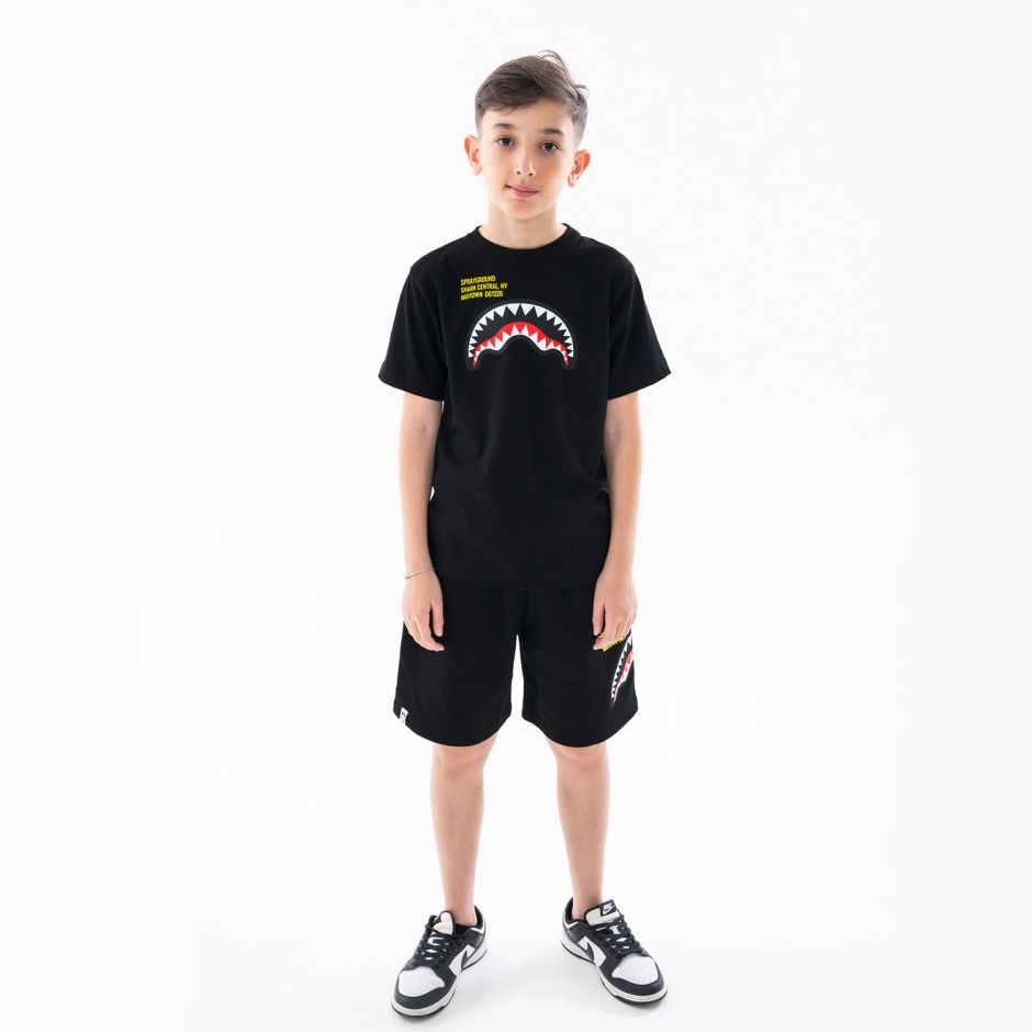 SPRAYGROUND Детски памучни къси панталони - изглед 1 - Pepina SPRAYGROUND Детски памучни къси панталони - изглед 1