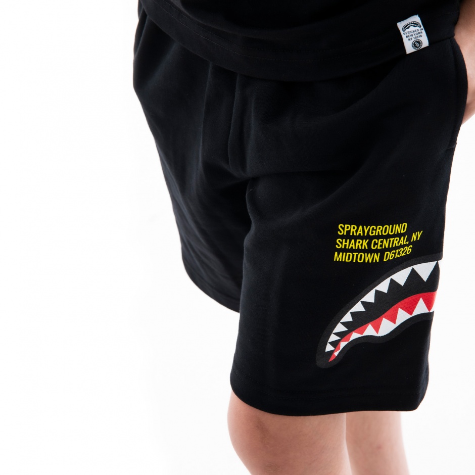 SPRAYGROUND Детски памучни къси панталони - изглед 2 - Pepina SPRAYGROUND Детски памучни къси панталони - изглед 2