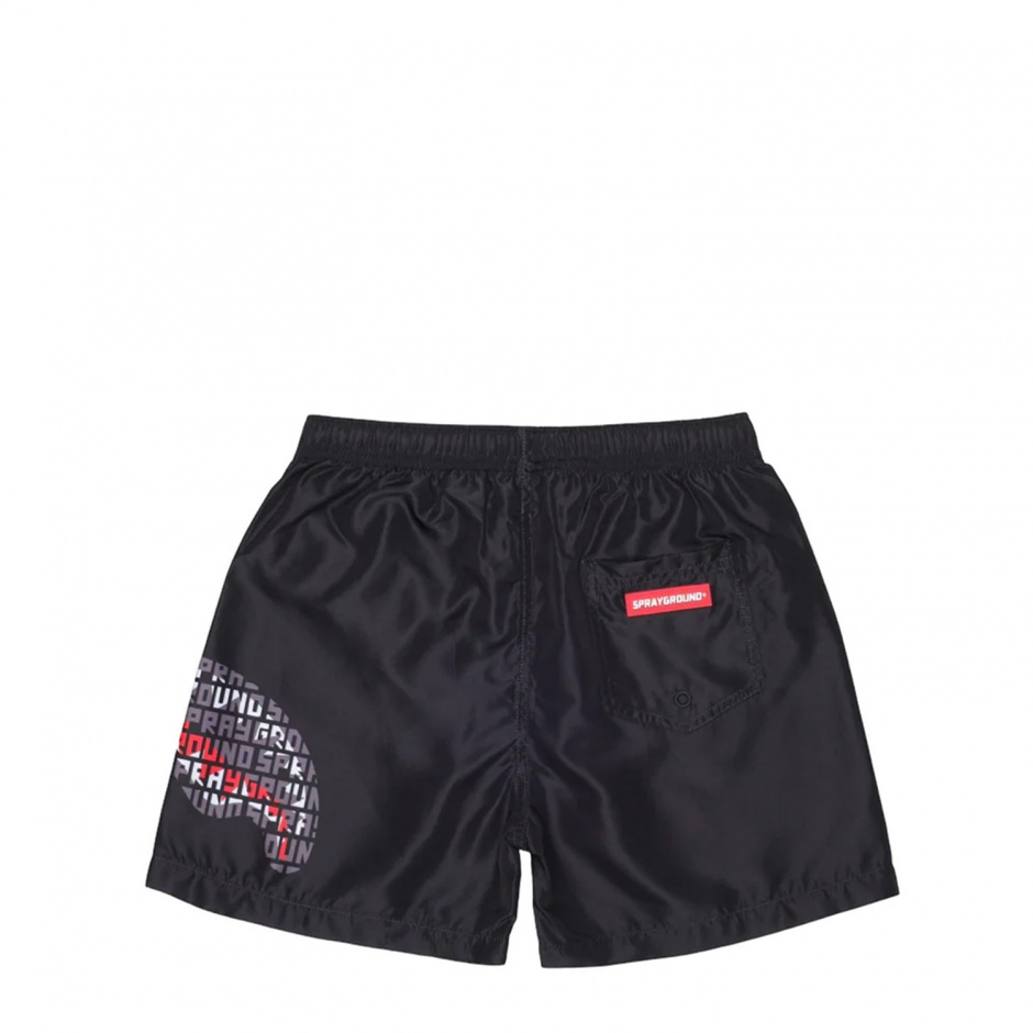 SPRAYGROUND Детски черни бански - шорти - изглед 2 - Pepina SPRAYGROUND Детски черни бански - шорти - изглед 2