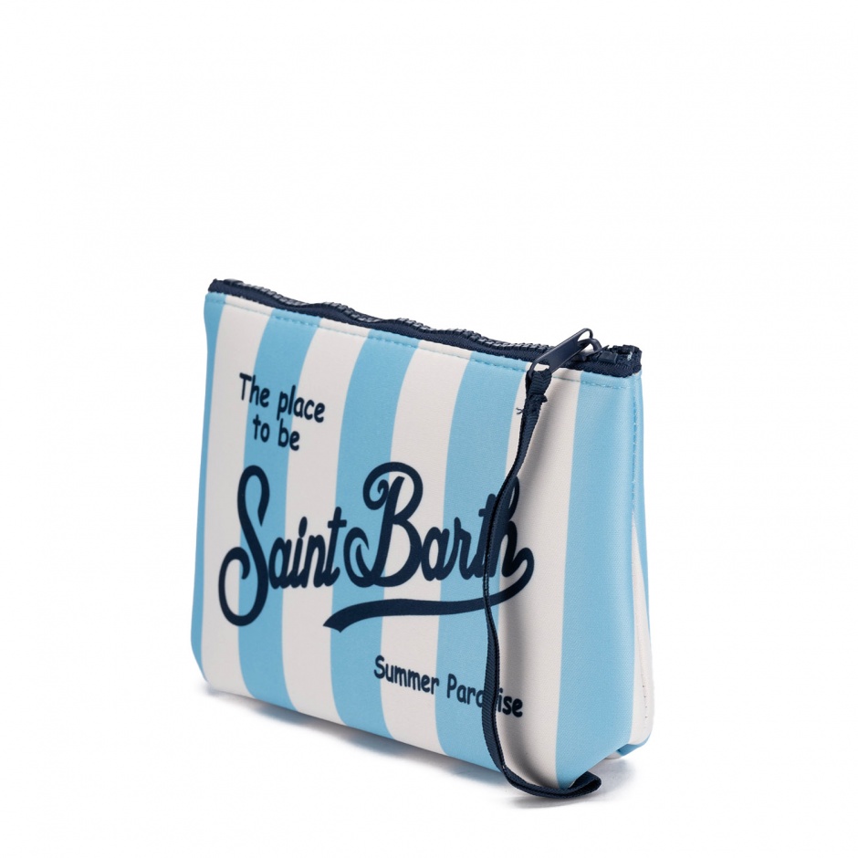 SAINT BARTH Чантичка Aline с щампа райе - изглед 2 - Pepina SAINT BARTH Чантичка Aline с щампа райе - изглед 2