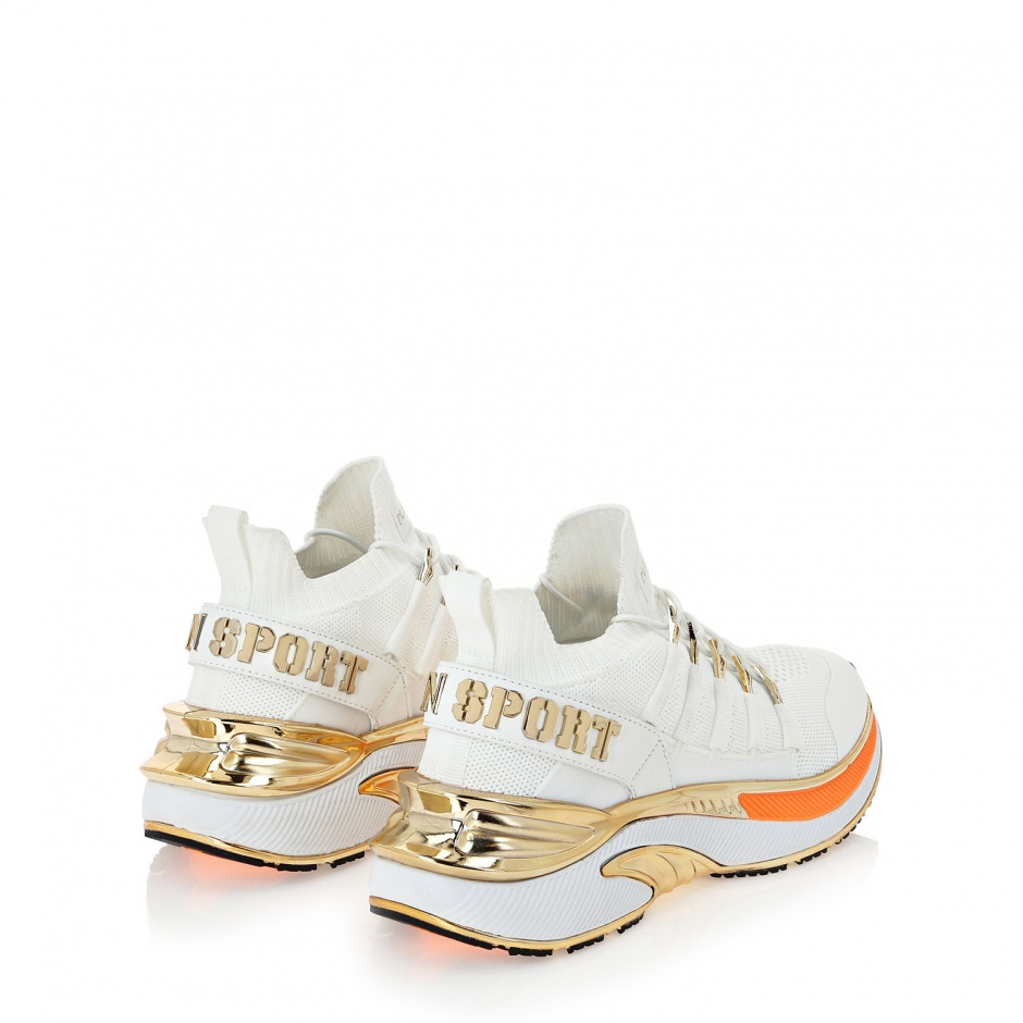 PLEIN SPORT Дамски бели маратонки RUNNER CHROME SURFER - изглед 3
