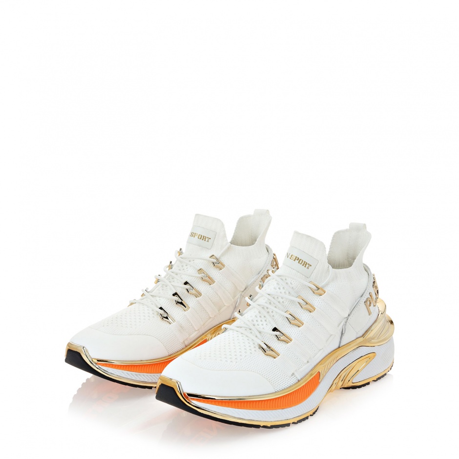 PLEIN SPORT Дамски бели маратонки RUNNER CHROME SURFER - изглед 4